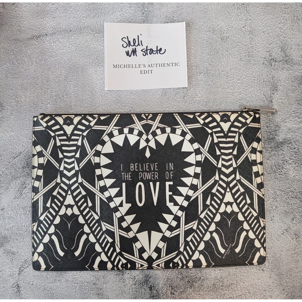 Givenchy I Believe In The Power Of Love Clutch Pouch